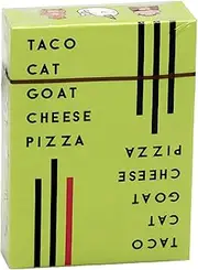 Taco Cat Goat Cheese Pizza Card Game - Fun Family Board Game for Kids & Adults, Ages 8+ | 2-8 Players | Fast-Paced Party Game | Includes On The Flip Side Stand Alone Expansion Compatible
