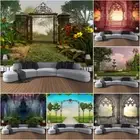 Large Arch Scenery Wall Hanging Backyard Tapestry Bedspread Bedroom Backdrop
