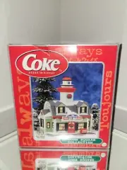 Coca-Cola Coke Town Square CollectionVillage The Lighthouse Gift Shop New Sealed
