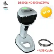 Zebra DS9908-HD4000WZZWW 1D 2D LED Portable Barcode Scanner With USB Cable