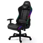 NNEMB Gaming Chair, with Bluetooth Speakers, RGB LED Lights, Reclining Game Armc