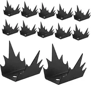 BAZEITFLOW 1Set Climb Fence Spikes for Garden Security Highly Visible Spikes Easy Installation Fence Cost Safety for Property Protection