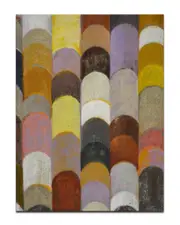Ready2HangArt Banded I Wrapped Canvas Wall Art by Norman Wyatt