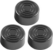 zolyet 3pcs Footswitch Topper Protector ABS Bumpers for Guitar Effect Pedal Black Black Neutral Brand