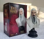 Lord of the Rings Two Towers Sideshow Weta Saruman White 1/4 Scale Bust