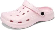 [HYDLONGR] Men's Women's Lightweight Breathable Garden Sandals Quick-Drying Beach Slippers Non-Slip Mules Clogs Shoes