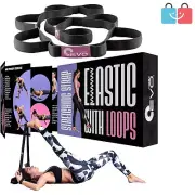 Adjustable Yoga Strap with Loops for Flexibility - Ideal for Therapy & Fitness