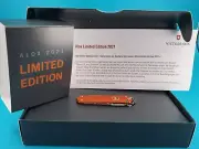 Victorinox Classic 2021 Limited Edition 58mm Orange Alox Swiss Army Knife! NEW!