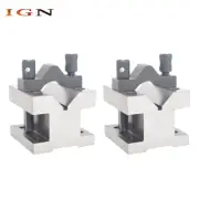 1Set 2-3/8 x 2-3/8 x 2 Inch V Block & Clamp Multi-use Gauge Gage Machinist Tool