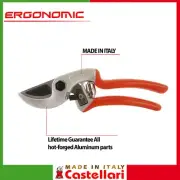 CASTELLARI-ERGONOMIC Garden Pruning Shears Hand Pruner Secateurs Branch Scissors