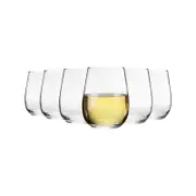 Argon Tableware 24 Piece Corto Stemless Wine Glasses Set - 360ml