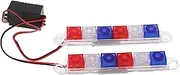 BESTYASH 2pcs LED Motorcycle Indicator Lights Auxiliary Lights for Dynamic Lighting Effects Stylish Decor for Night Riding Enhance Motorcycle Appearance