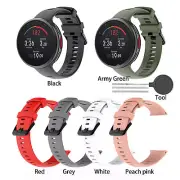 For Polar Vantage V2 Watch Strap Silicone Band Sports Strap Bracelet Belt Buckle