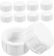 PVC Pipe End Cap Fittings 20 Pcs 3/4 Female Thread Leakproof Construction Easy Installation for Irrigation