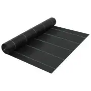Weed Control Mat Matting Plants Roots Fabric Cover Weedmat Black 2x50M PP