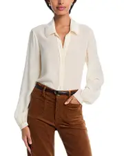 Frame The Silk Prim Blouse