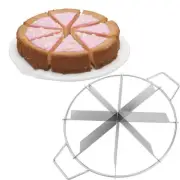 with Handle Pizza Cutter Divide Equally Cake Slicers Pancake Divider Dough