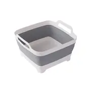 9L Foldable Kitchen Storage Basket Colander Wash Basin Tub Pot Laundry Basket Portable