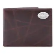 ZeppelinProducts OKS-IWT1-WRNK-BRW Oklahoma State Passcase Wrinkle Leather Wa...