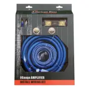 0 Gauge Car Audio Amp Amplifier Install Wiring Kit High End Cable Blue FREE SHIP