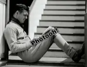 Clark Gable Reclining And Reading Celebrity REPRINT RP #8455