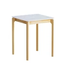 Square Side Table Lamp Stand Tea Serving Tray Plant Sofa End Oak Look Legs White