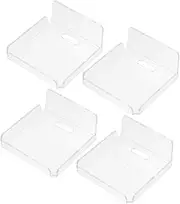 4pcs Baby Monitor Bracket Wall Mount Small Wall Shelf for Security Cameras Speaker Holder Speaker Shelf Speaker Bracket