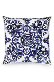 Dolce&Gabbana Blu Meditteraneo Accent Pillow in Medium Blu at Nordstrom One Size