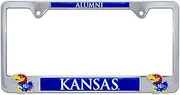 Elektroplate University of Kansas License Plate Frame Variation (3D Alum)
