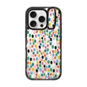 iPhone 16 Pro Impact Ring Stand Case MagSafe Compatible DOTS by Daria Solak Illustrations