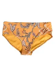 NEW Seafolly Saffron El Dorado Wide Side Retro Hipster Bikini Pants AU 18 BNWT