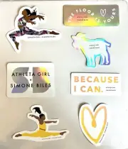 Simone Biles X Athleta Girl Stickers Set Of 7