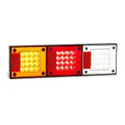 LED Autolamps Stop Tail Indicator Reverse Light 12-24V 48 LED Lamp Box