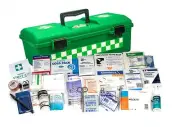 UFirst First Aid Kit : National C Small Workplace in Portable Plastic Case