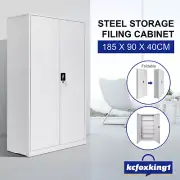 185cm Filing Cabinet Storage Metal Locker Foldable Cupboard Stationary File