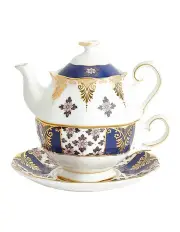 [Royal Albert] Tea For One Regency 1900 in Blue
