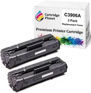 2 Pack Compatible Toner Cartridge Replacement for HP C3906A 06A (2,500 Pages) for HP Laserjet 3100 3100se 3100xi 3150 AiO 3150se AiO 3150xi AiO 5L 5L FS 5L Xtra 6L 6L Pro 6L se 6L xi
