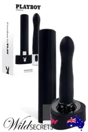 NEW Playboy Pleasure Zone 8.4 inch Thrusting and Vibrating Dildo with Case