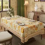 Table Cloth Waterproof Light Luxury Dining Tablecloth Rectangular Household