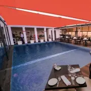 Sun Shade Sail 23x22FT 97% UV Block Rectangle Canopy Patio Pool Watermelon Red