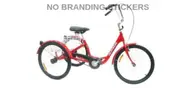TRIKE 24" 3 Speed (Coaster) NEXUS, 2500 Series (Designed in Australia)RED