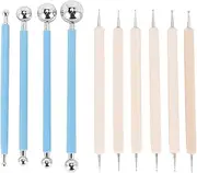 10 Piece Dotting Tools Ball Styluses for Mandala Rock Painting, Pottery, Embossing Art