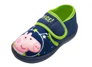 George Pig Slippers with Touch Fastening