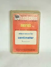 Vintage Whitman Help Yourself Flash Cards Metrics 4576 New Sealed Unopened