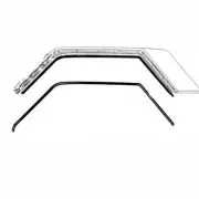 Roof Rail Seals Hardtop 1961-63 Ford Thunderbird C1SZ-6351222-PR