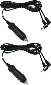 EMSea 2pcs Double 12v Cigarette Lighter Adapter Charger Compatible with Nextbase Car 9 NB9D-CAR Portable Car DVD Player (Cable Length 1.5m)