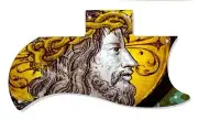 SG Half Face Pickguard Custom Gibson Graphic Graphical Guitar Single Jesus 2