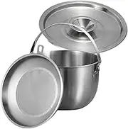 ABOOFAN Stainless Steel Grease Strainer Jar Oil Container with Comfortable Handle Fine Mesh Filter for Kitchen Use for Bacon Grease Hot Oil and More
