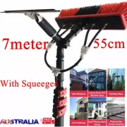 3in1 Water Fed Pole Kit Outdoor Window Cleaner Glass Solar Panel Cleaning System