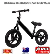 Kids Balance Bike Ride On Toys Push Bicycle Wheels